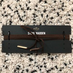 Steve Madden Brown Choker Necklace